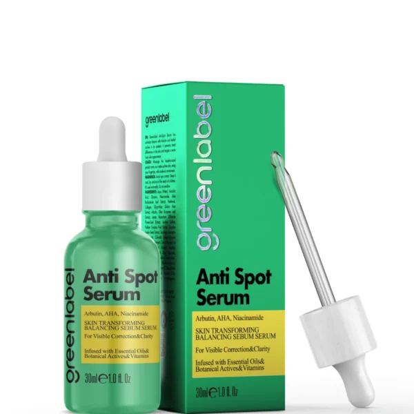 Anti-Blemish and Skin Tone Equalizing Arbutin, Aha and Niacinamide Anti Spot Serum 30 ML.