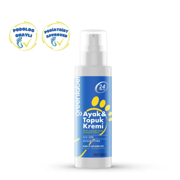 Crack Repair Moisturizing Foot and Heel Care Cream with 10% Urea Shea Butter Tea Tree Oil 100 ML