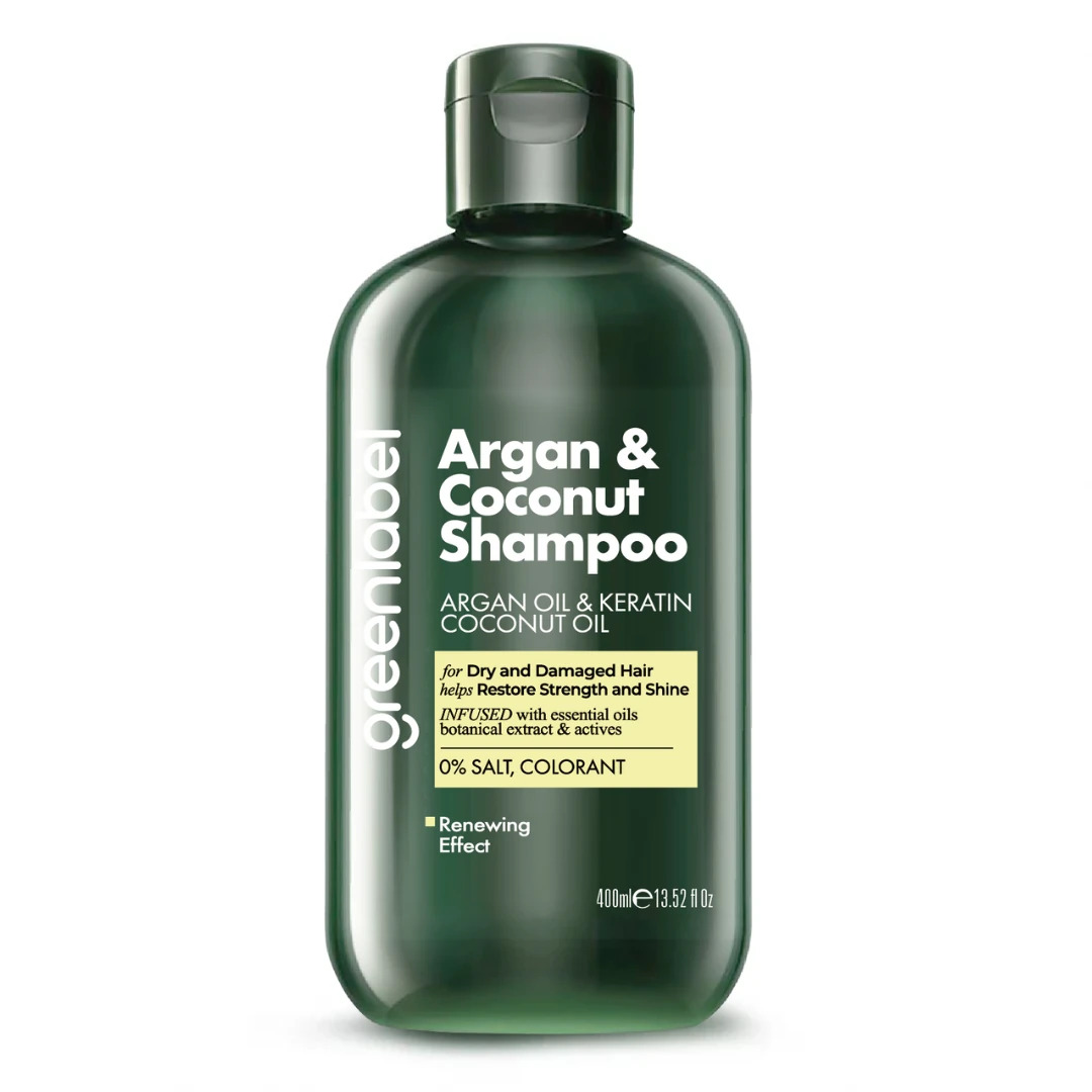 Argan and Coconut Extract Anti-Hair Loss Nourishing and Repairing Keratin Shampoo 400 ML