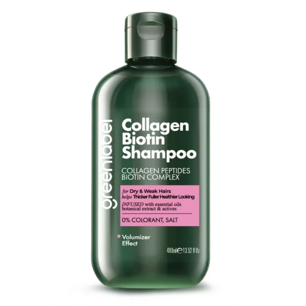 Collagen and Biotin Paraben-free Salt-free Volumizing Shampoo 400 ml