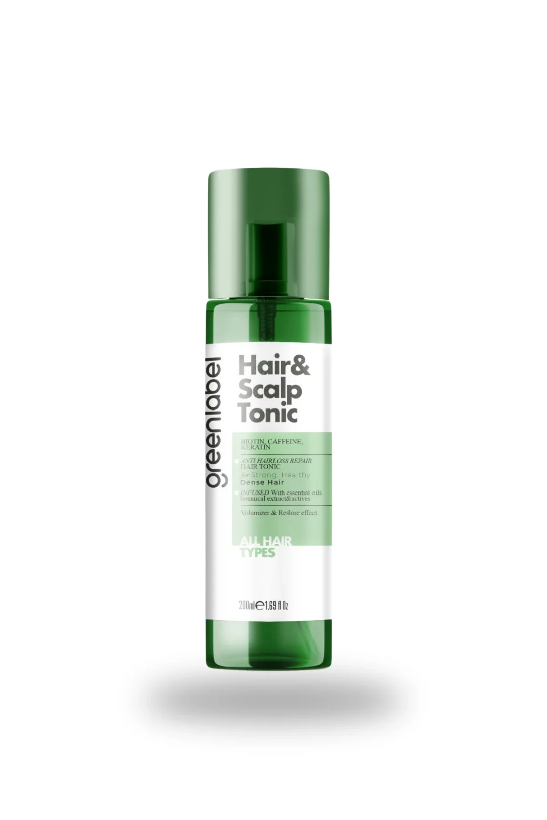 Hair and Scalp Strengthening and Anti-Loss containing Biotin & Caffeine & Keratin Hair & Scalp Tonic 200ml