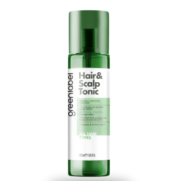 Hair and Scalp Strengthening and Anti-Loss containing Biotin & Caffeine & Keratin Hair & Scalp Tonic 200ml