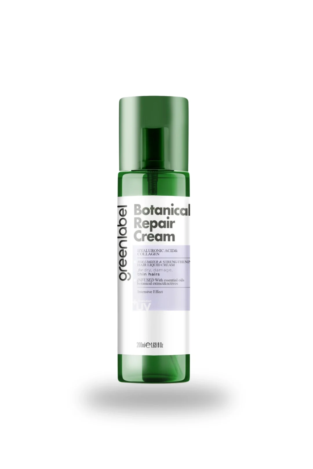 Repairing - Plumping - Protective Liquid Conditioner Against UV Rays - Botanical Repairing Cream 200 ml with Collagen and Hyaluronic Acid