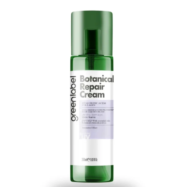 Repairing - Plumping - Protective Liquid Conditioner Against UV Rays - Botanical Repairing Cream 200 ml with Collagen and Hyaluronic Acid